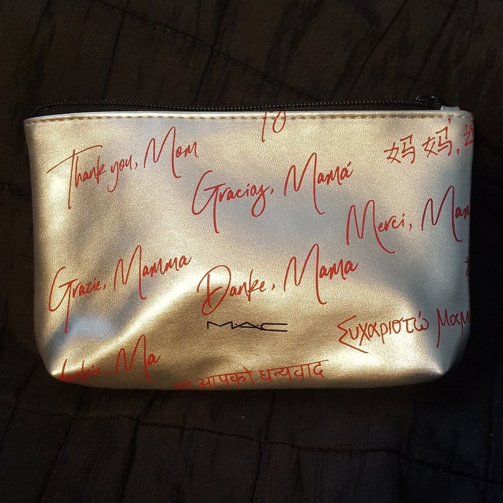 MAC Silver Mom Appreciation Makeup Bag